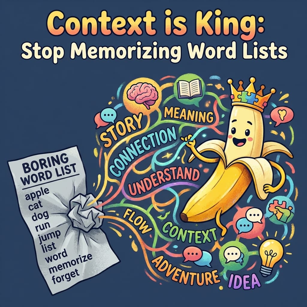 Context is King: Why Learning Words in Isolation Fails