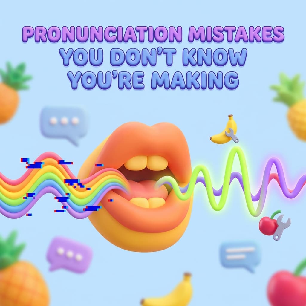 Stop Sounding Foreign: 5 Pronunciation Mistakes Making You Hard to Understand